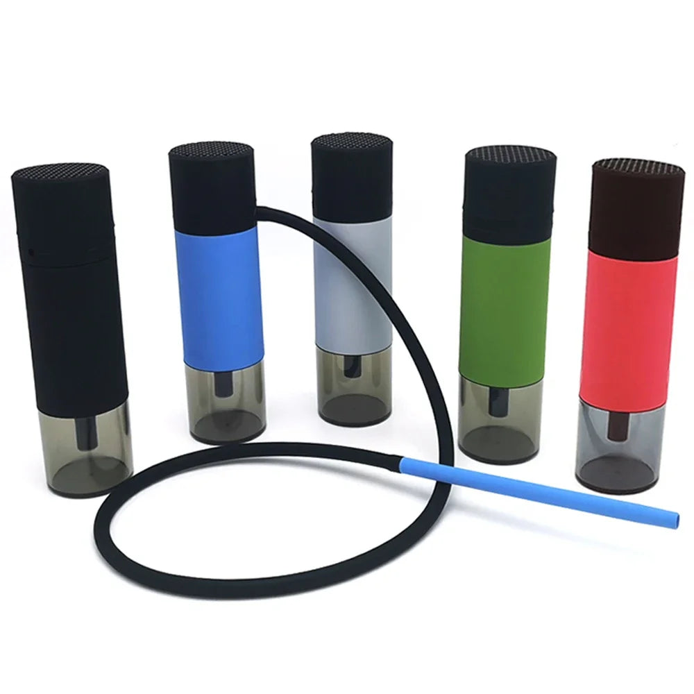 SmokeMate™ Portable Anti-Scald Hookah Set – Compact Travel Shisha for Car & On-the-Go Use