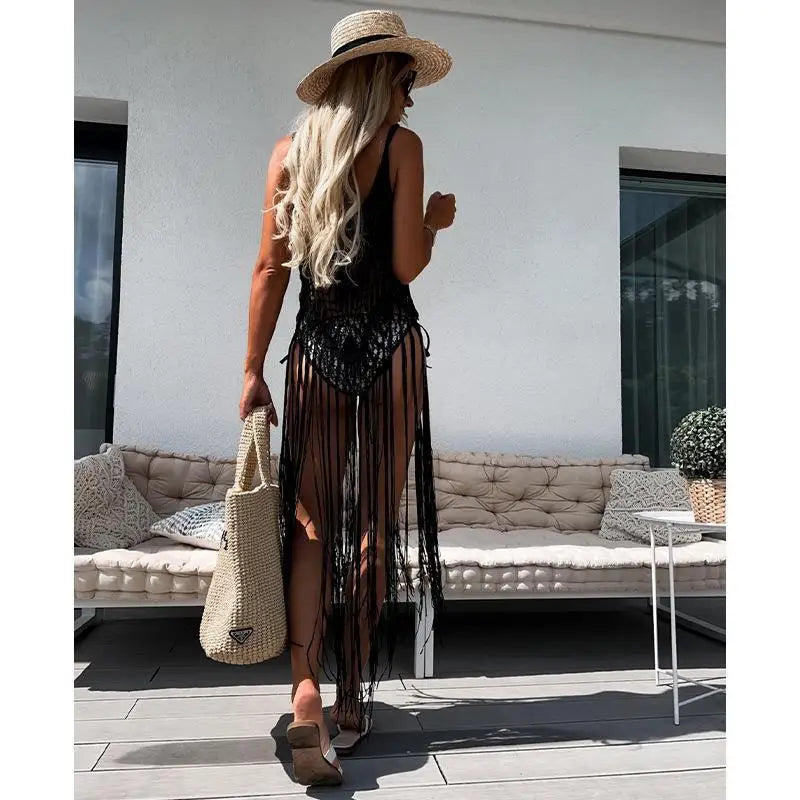 TideLuxe™ Crochet Beach Cover-Up