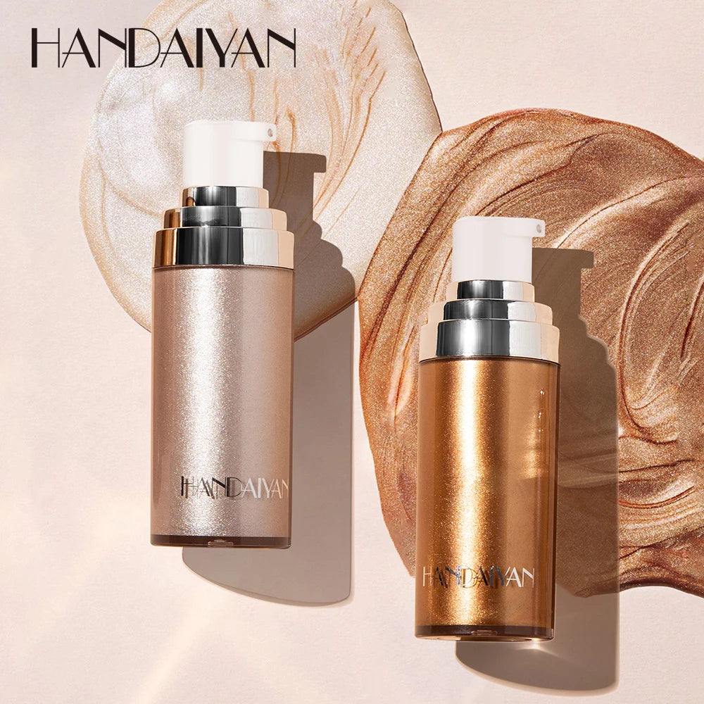 GlowGoddess™ Body & Face Highlighter – Summer Radiance Shimmer Lotion