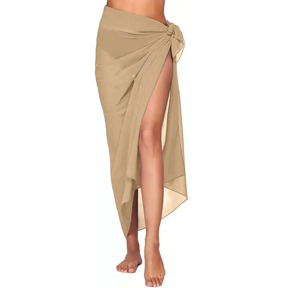Solayra™ Sheer Beach Sarong – Long & Short Bikini Wrap Skirt Cover-Up for Women