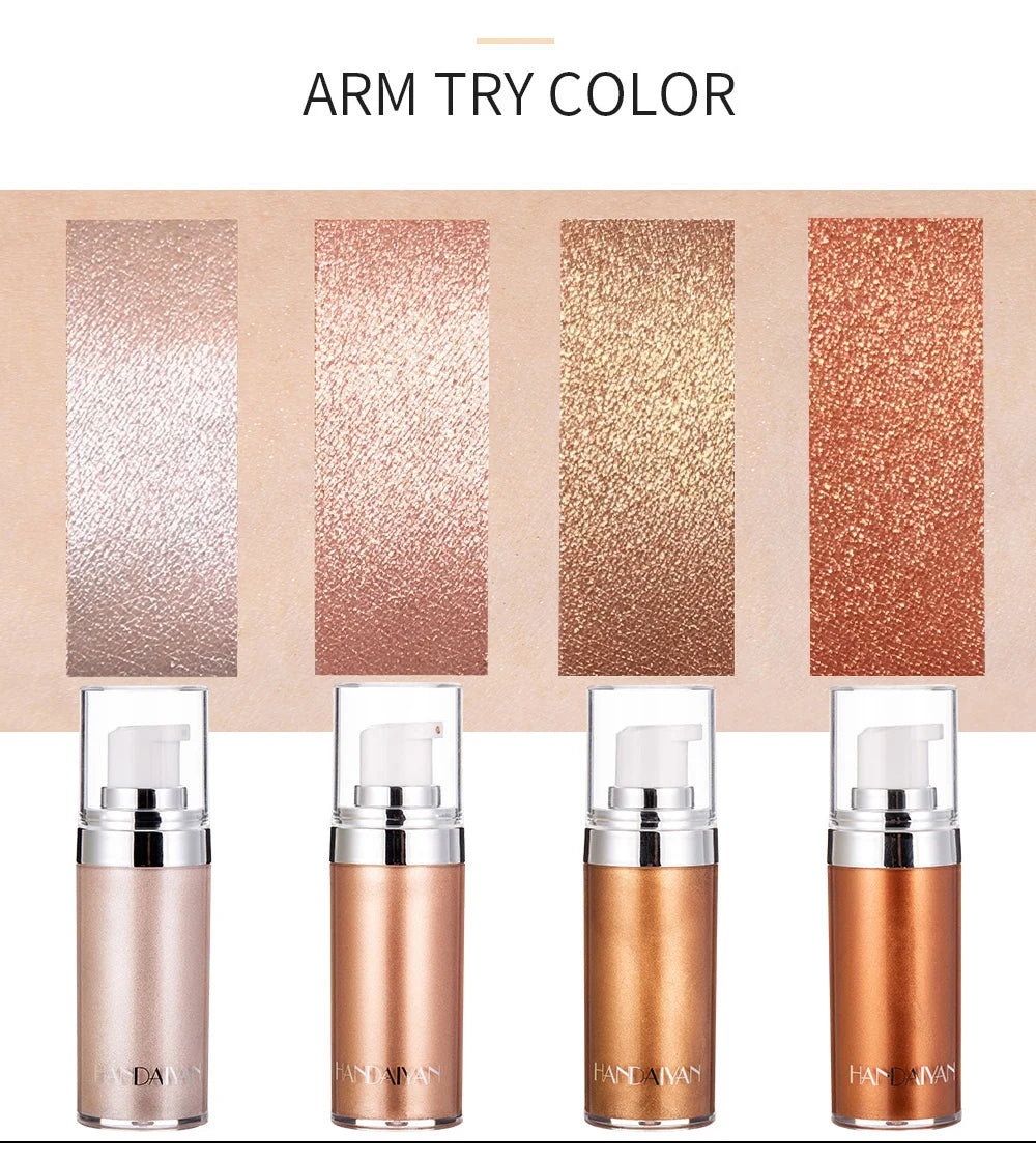 GlowGoddess™ Body & Face Highlighter – Summer Radiance Shimmer Lotion