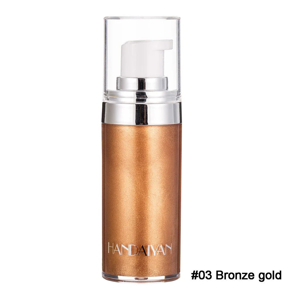 GlowGoddess™ Body & Face Highlighter – Summer Radiance Shimmer Lotion