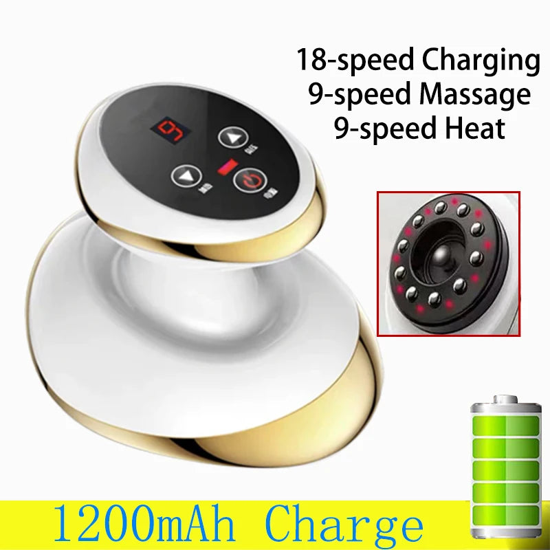 ThermaSculpt™ Electric Gua Sha & Cupping Massager – Anti-Cellulite Fat Burner
