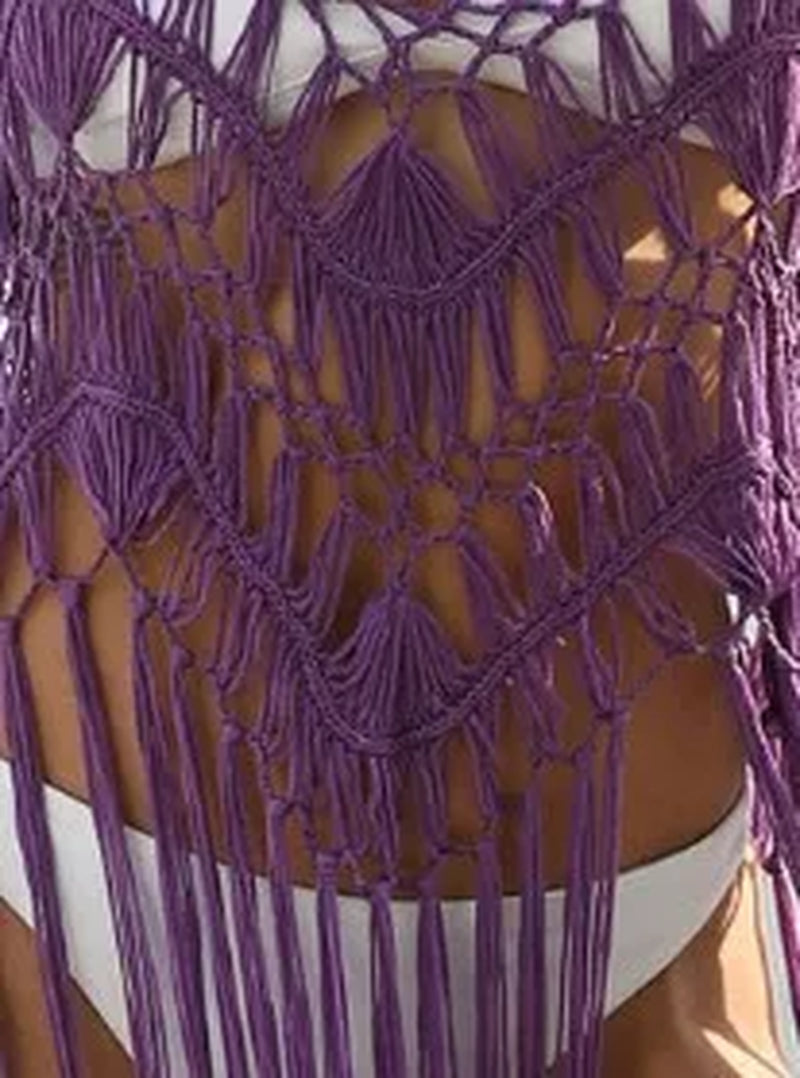 TideLuxe™ Crochet Beach Cover-Up