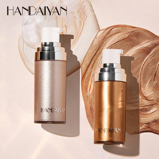 GlowGoddess™ Body & Face Highlighter – Summer Radiance Shimmer Lotion