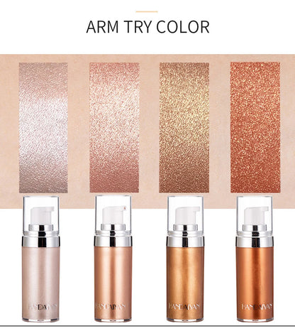 GlowGoddess™ Body & Face Highlighter – Summer Radiance Shimmer Lotion
