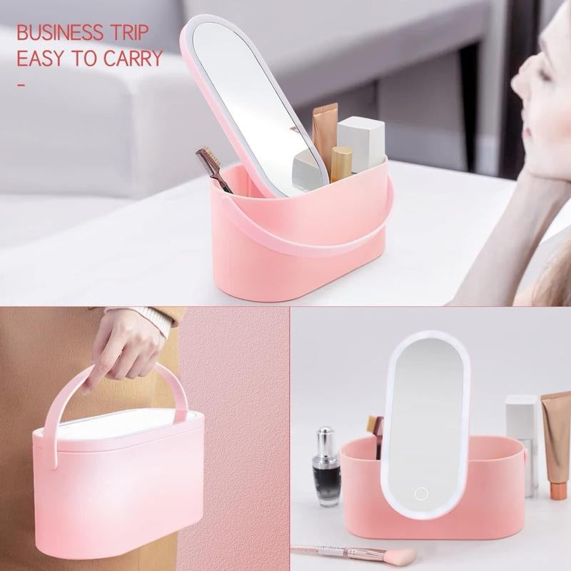 LumiTouch™ Portable Makeup Mirror