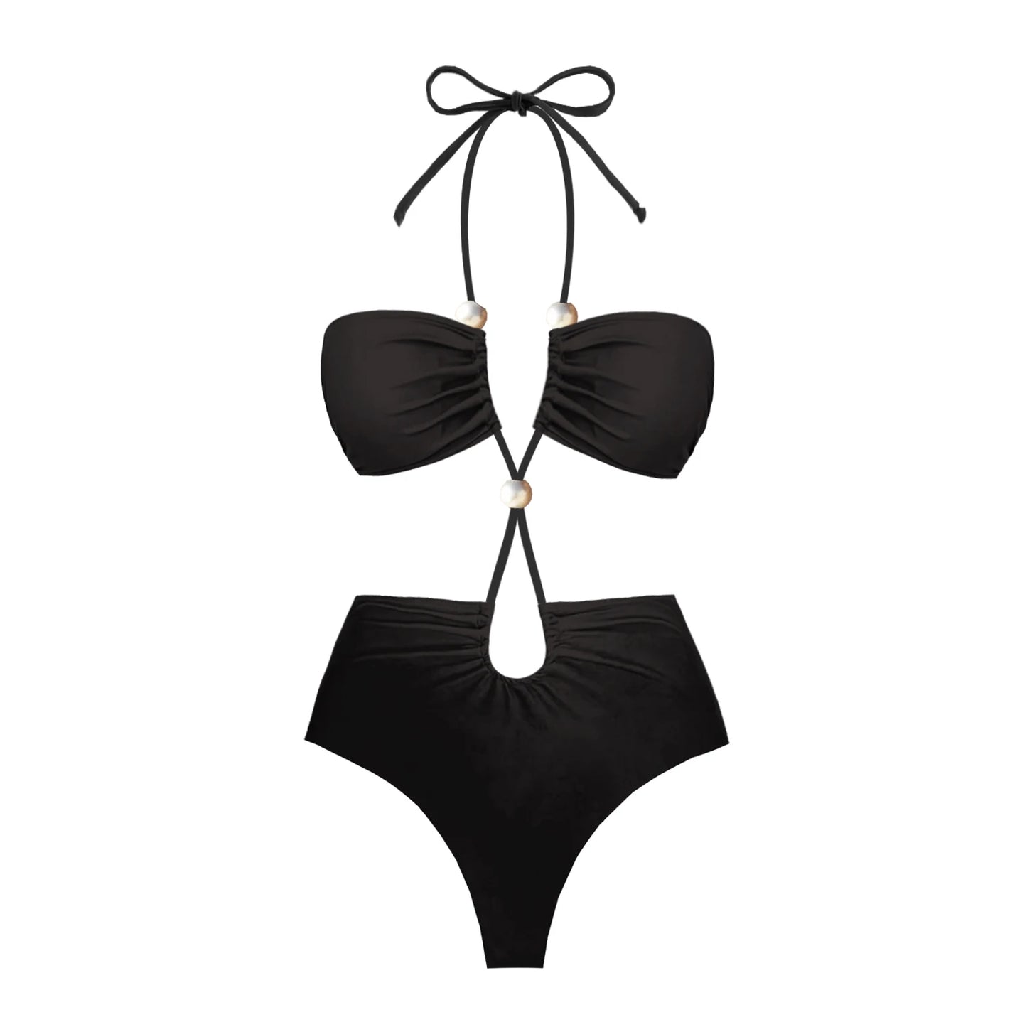PearlLuxe™ 3-Piece Bikini Set with Cover-Up