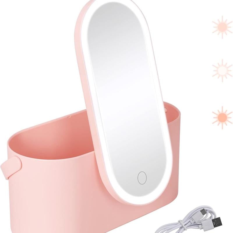 LumiTouch™ Portable Makeup Mirror